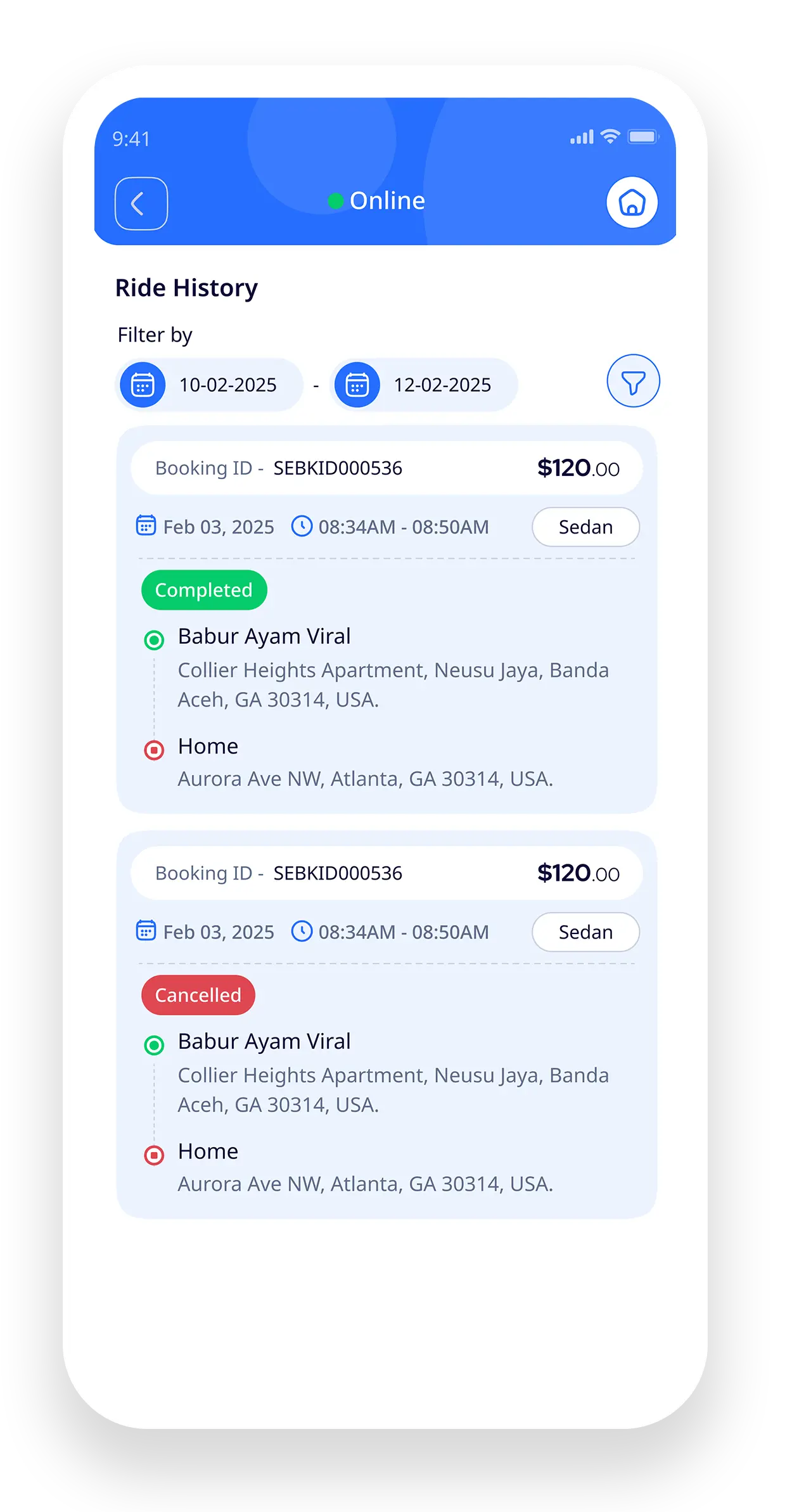 Voice Recognition in Taxi Apps