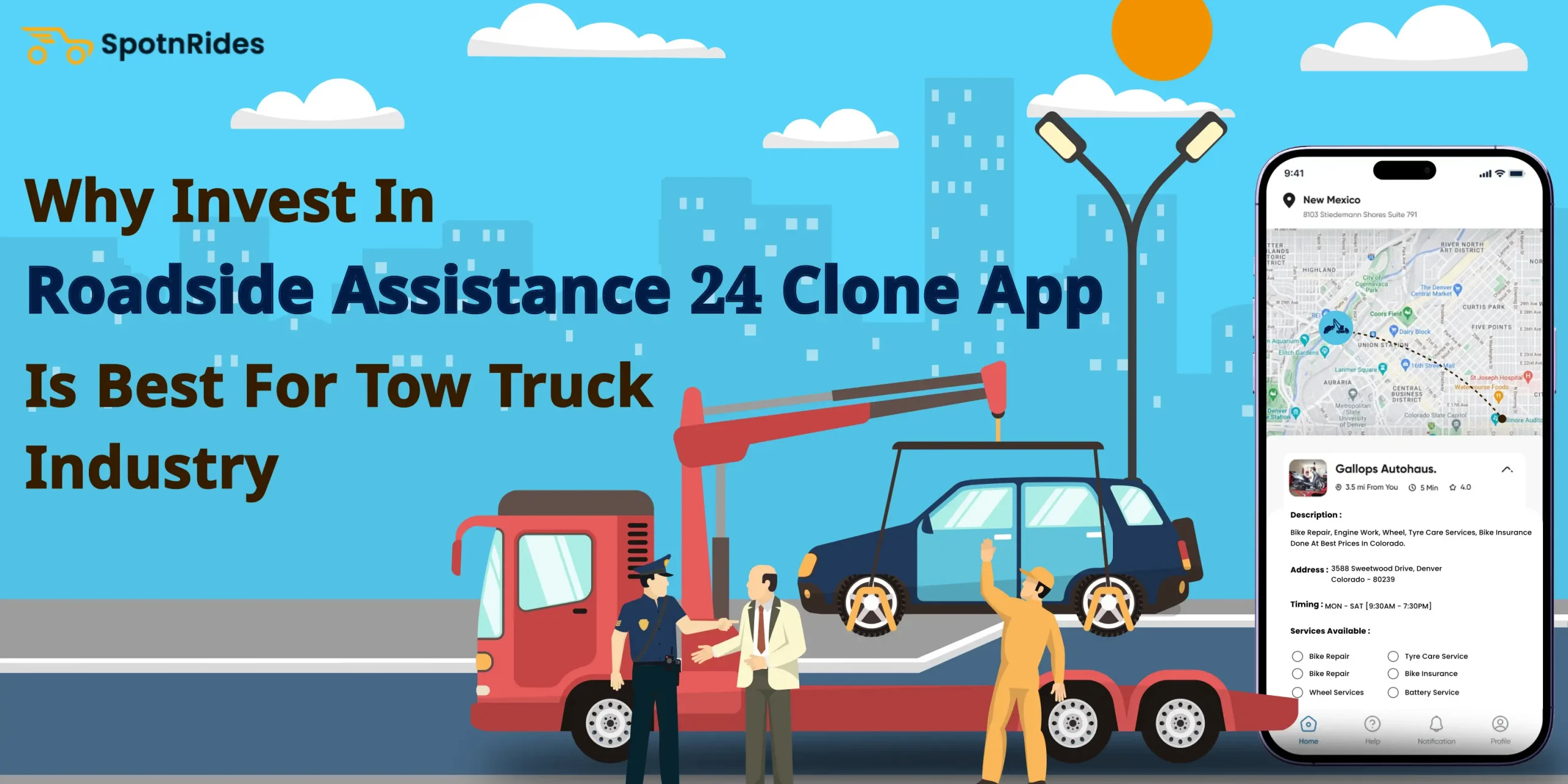 Roadside Assistance 24 clone app